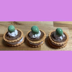 Medalje med vindrue - choko glasur