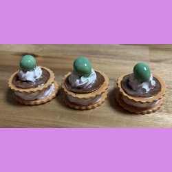 Medalje med vindrue - choko glasur