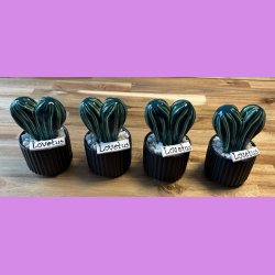 Lovetus 2 farvet - sort potter