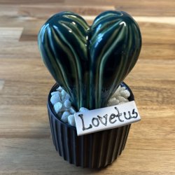 Lovetus 2 farvet - sort potter