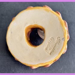 Donut medbrun glasur og clementin - Stor