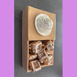 Vaffel bakke med soft ice