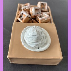 Vaffel bakke med soft ice