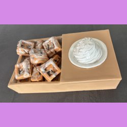 Vaffel bakke med soft ice