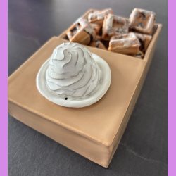 Vaffel bakke med soft ice