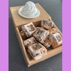 Vaffel bakke med soft ice