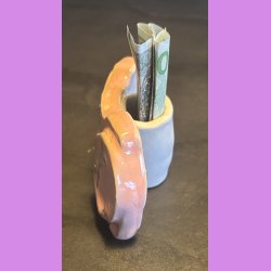 Gamer - Pengegave - Lyserd/Sort/Hvid 