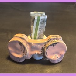 Gamer - Pengegave - Lyserd/Sort/Hvid 