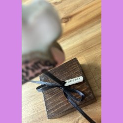 Puslebrik lyserd Med "Dream" skilt