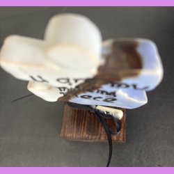 Puslebrik lysebl Med "Love" skilt