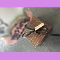 Puslebrik lyserd Med "Dream" skilt