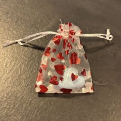 Lomme hjerte - lysebl