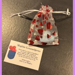 Lomme hjerte - lysebl