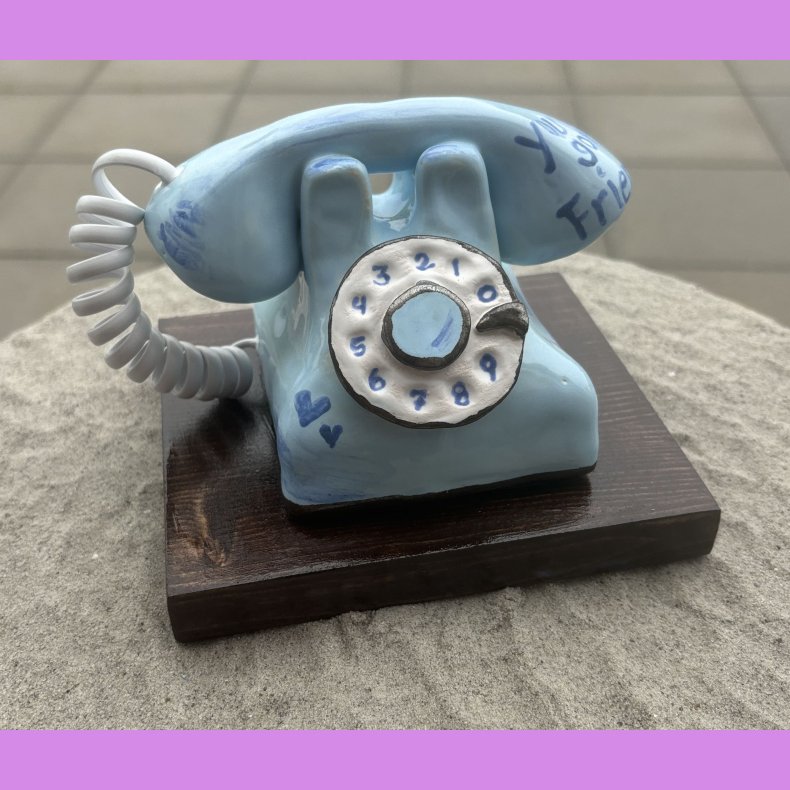 Retro Telefon "you`ve got a friend"