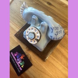 Retro Telefon "you`ve got a friend"