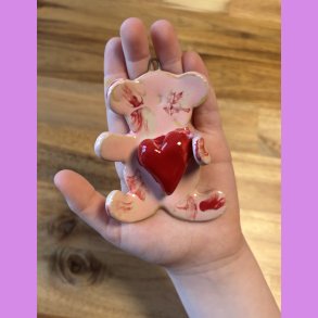 Kramme bamser - Lyserd- med ophng