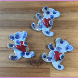 Kramme bamser - bl - uden ophng