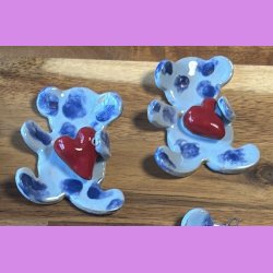 Kramme bamser - bl - uden ophng