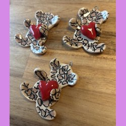 Kramme bamser - Leopard - uden ophng