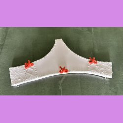 Trusser - Lyselilla med r�de sl�jfer