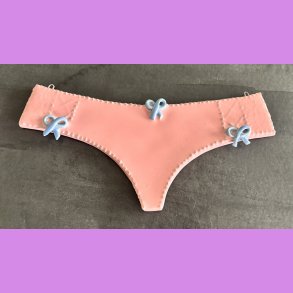 Trusser - Lyser�de med bl� sl�jfer