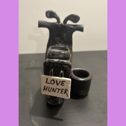 Knallert Sort/ gr med skilt - Love Hunter