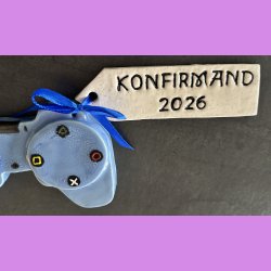 Controller - Bl� med konfirmand skilt