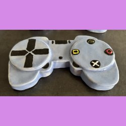 Controller - Lysebl� med plads til sl�jfe eller skilt.