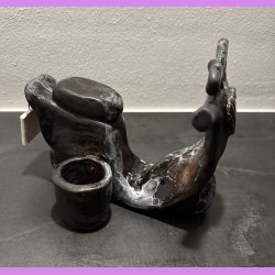 Knallert Sort/ gr med skilt - Love Hunter