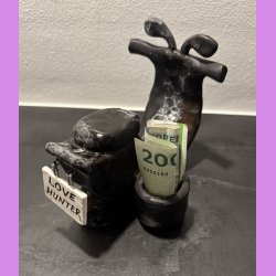 Knallert Sort/ gr med skilt - Love Hunter