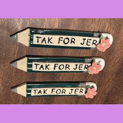 Blyant "TAK FOR JEG"