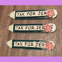 Blyant "TAK FOR JEG"