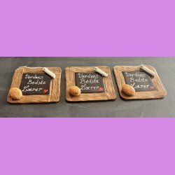 Tavle med svamp og kridt - Verdens bedste l�rer