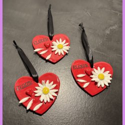 Magurit hjerte ophng - Rdt