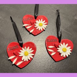 Magurit hjerte ophng - Rdt