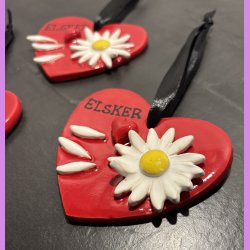 Magurit hjerte ophng - Rdt