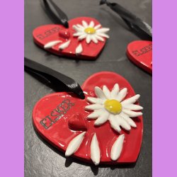 Magurit hjerte ophng - Rdt