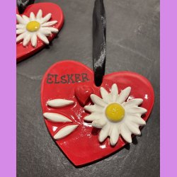 Magurit hjerte ophng - Rdt