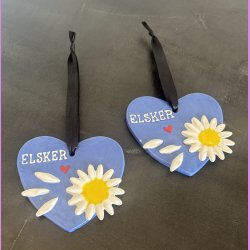 Magurit hjerte ophng - Bl