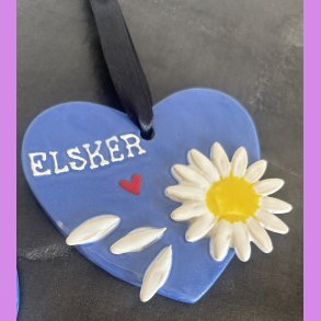 Marguerit hjerte oph�ng - Bl�