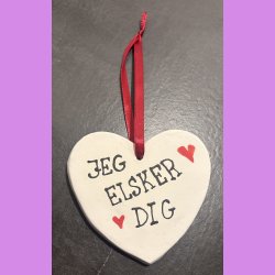 Hjerte ophng - Jeg elsker dig