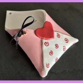 LOVE NOTE kuvert - Lyser�d