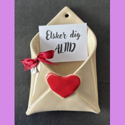 "Love note" kuvert med sljfe