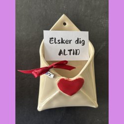 "Love note" kuvert med sljfe