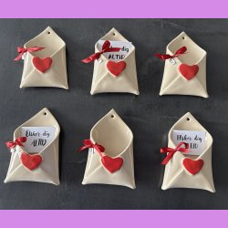 "Love note" kuvert med sljfe