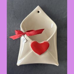 "Love note" kuvert med sljfe