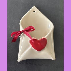 "Love note" kuvert med sljfe