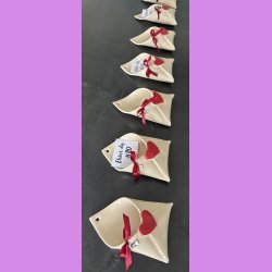 "Love note" kuvert med sljfe