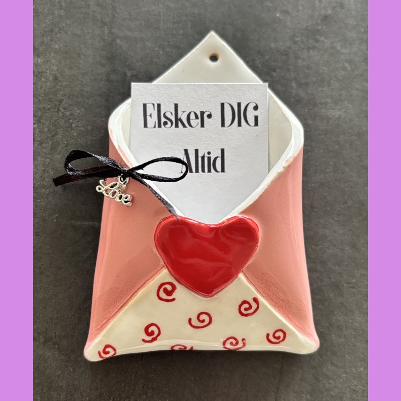 LOVE NOTE kuvert - Lyser�d