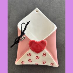 LOVE NOTE kuvert - Lyser�d